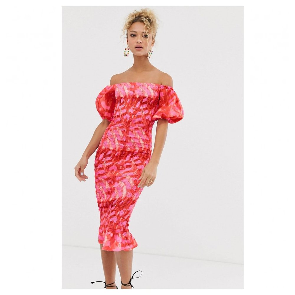 Never Fully Dressed Puff Sleeve Dress